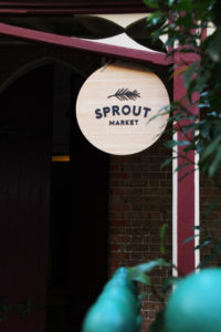 sprout market signage