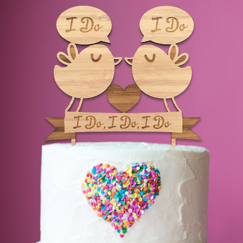Laser Cutting Cake Toppers